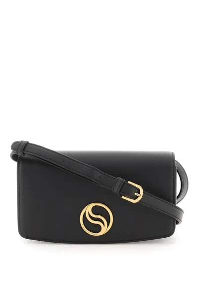 Shop Stella Mccartney S-wave Crossbody Bag In Beige