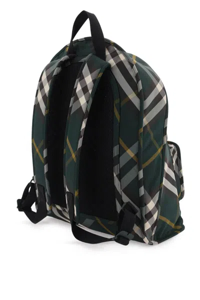 Shop Burberry Shield Backpack In Verde