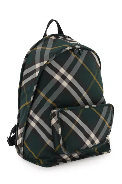 Shop Burberry Shield Backpack In Verde