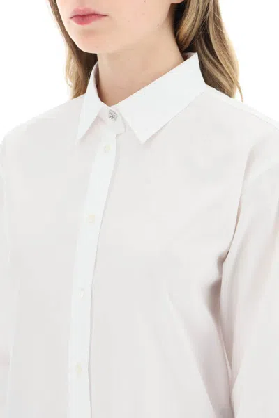 Shop N°21 Shirt With Jewel Buttons In Bianco