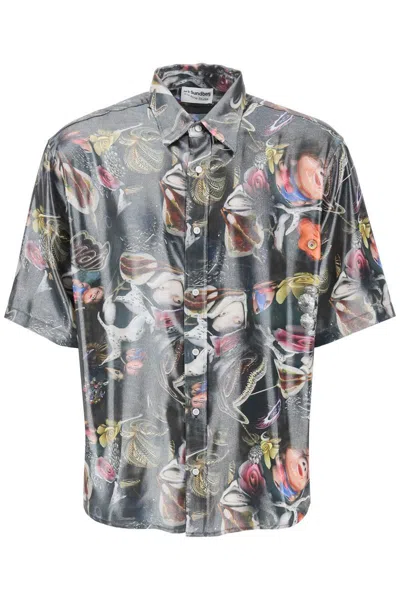 Shop Acne Studios Short-sleeved Shirt With Print For B. Sund In Multicolor