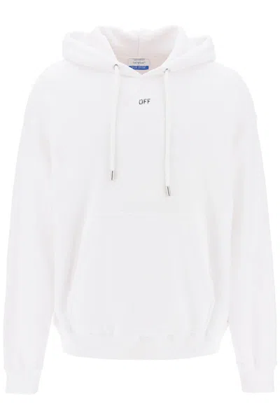 Shop Off-white Skate Hoodie With Off Logo In Bianco