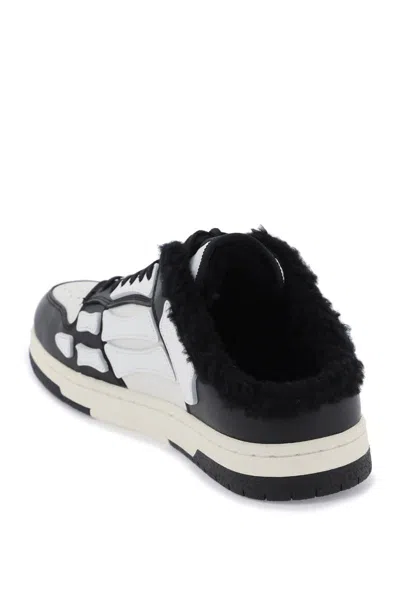 Shop Amiri Skeltop Mule Sneakers In Bianco