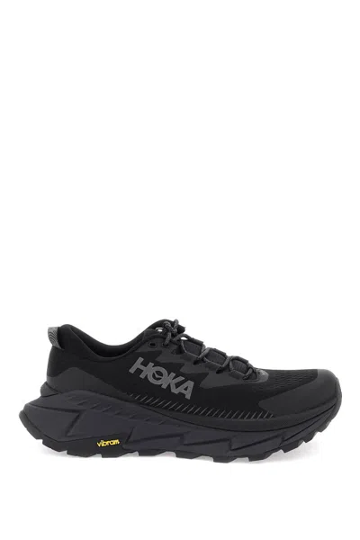 Shop Hoka Skyline-float X Sneakers In Nero