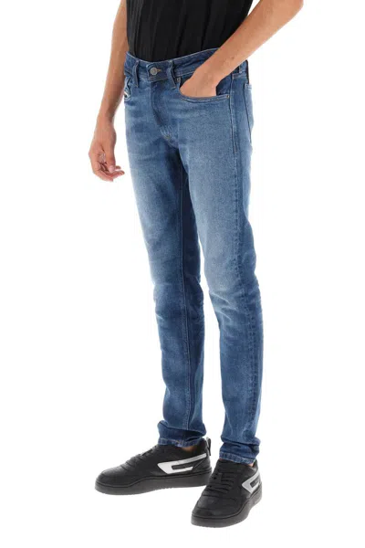 Shop Diesel Sleenker 1979 Skinny Fit Jeans In Blu