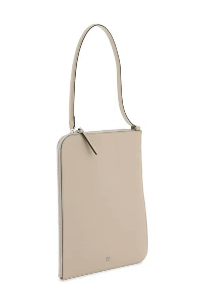 Shop Totême Slim Tote Bags For Women In Beige
