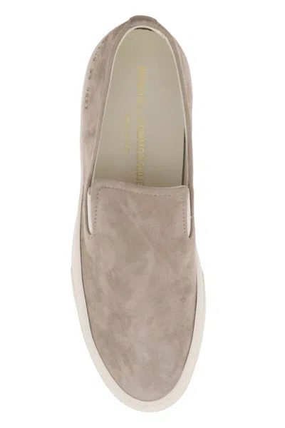 Shop Common Projects Slip-on Sneakers In Marrone