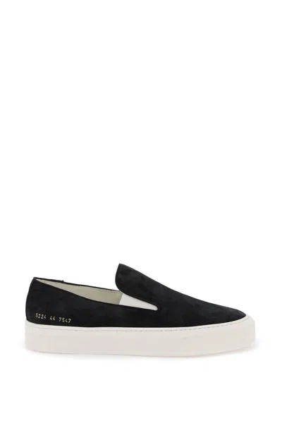 Shop Common Projects Slip-on Sneakers In Nero