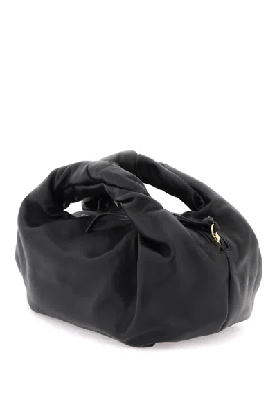 Shop Dries Van Noten Slouchy Leather Handbag With A In Nero