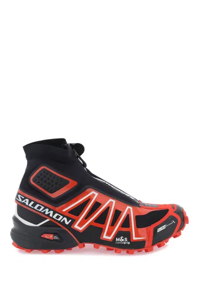 Shop Salomon Snowcross Sneakers In Nero