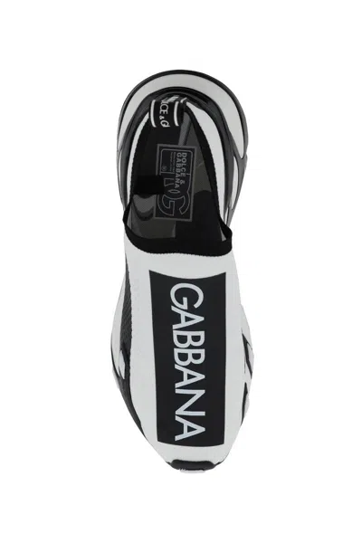 Shop Dolce & Gabbana Sorrento Sneakers In Bianco