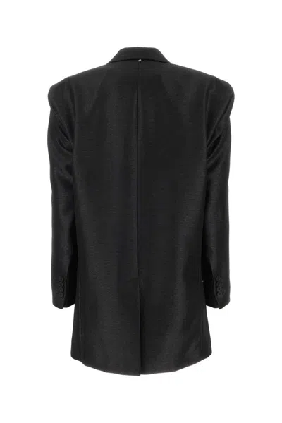 Shop Sportmax Jackets And Vests In Black