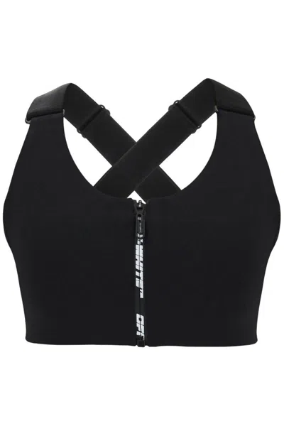 Shop Off-white Sporty Crop Top In Nero