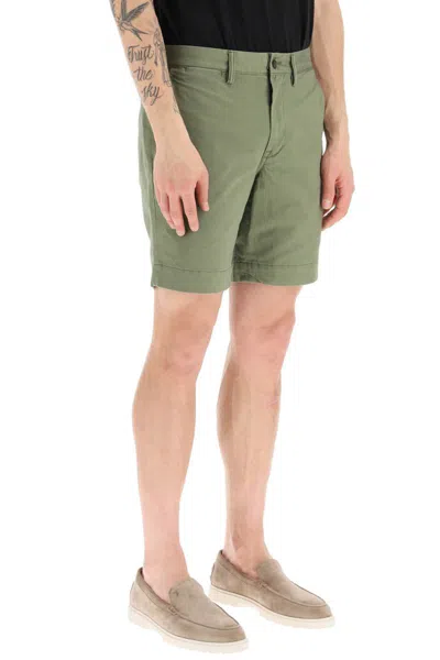 Shop Polo Ralph Lauren Stretch Chino Shorts In Verde