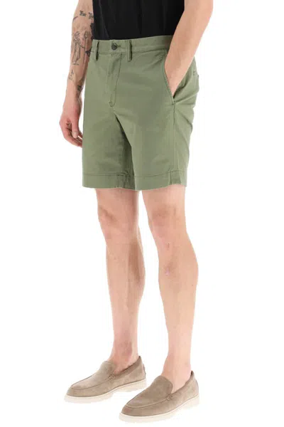 Shop Polo Ralph Lauren Stretch Chino Shorts In Verde