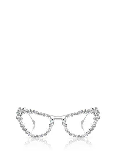 Shop Swarovski Sunglasses In Silver