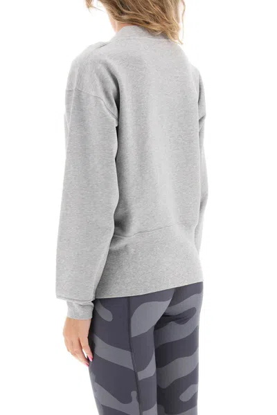 Shop Moncler Genius Sweater With Cut-outs In Grigio