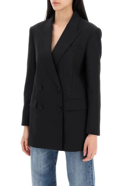 Shop Valentino Tailored Wool Jacket For Men In Nero