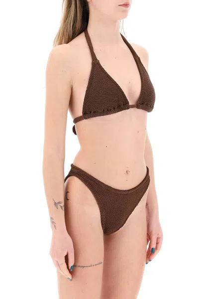 Shop Hunza G Tammy Bikini Set For In Marrone