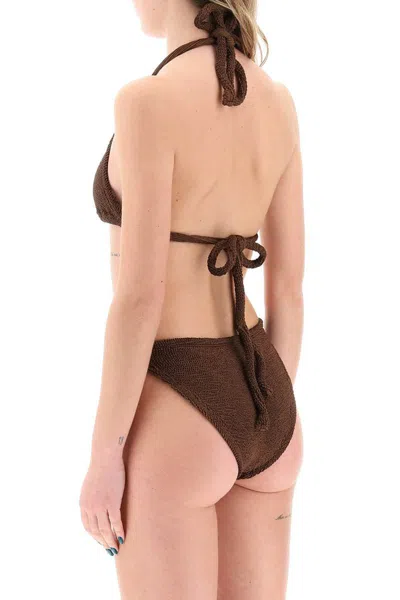 Shop Hunza G Tammy Bikini Set For In Marrone
