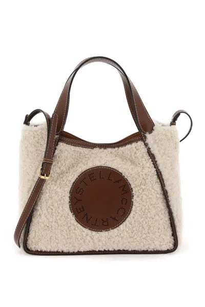 Shop Stella Mccartney Tedyd Crossbody Bag In Beige