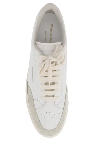 Shop Common Projects Tennis Pro Sneakers In Bianco