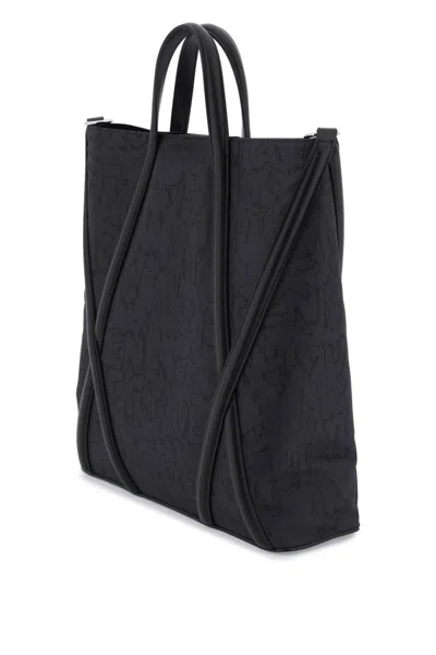 Shop Alexander Mcqueen The Harness Tote Bag In Nero