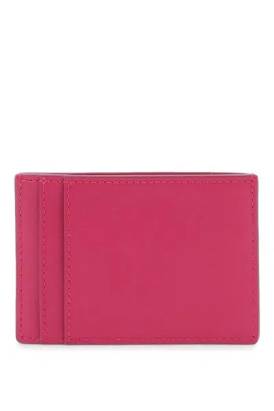 Shop Marc Jacobs The J Marc Card Case In Fuxia