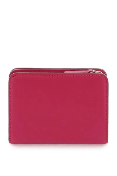 Shop Marc Jacobs The J Marc Mini Compact Wallet In Fuxia