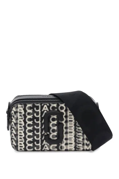 Shop Marc Jacobs The Snapshot Bag With Lenticular Effect In Nero