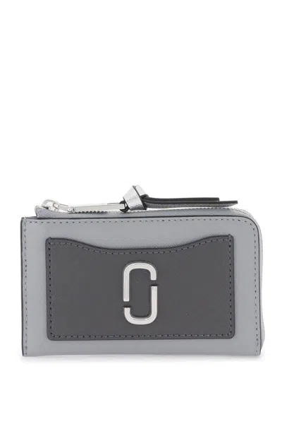 Shop Marc Jacobs The Utility Snapshot Top Zip Multi Wallet In Grigio
