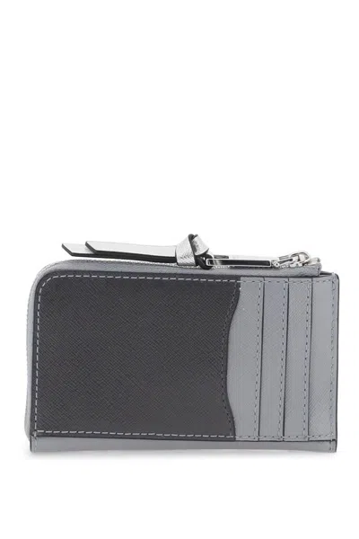Shop Marc Jacobs The Utility Snapshot Top Zip Multi Wallet In Grigio