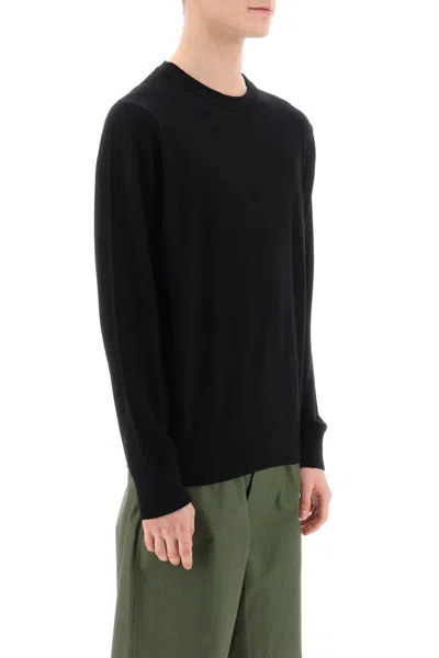 Shop Parajumpers Tolly Sweater In Merino Wool In Nero