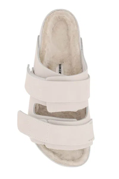 Birkenstock X Tekla Uji Slides In Bianco