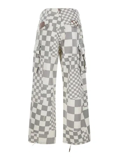 Shop Erl Trousers In Grey