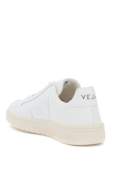 Shop Veja V-12 Leather Sneaker In Bianco