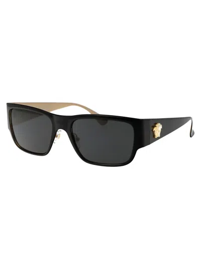 Shop Versace Sunglasses In 143387 Black