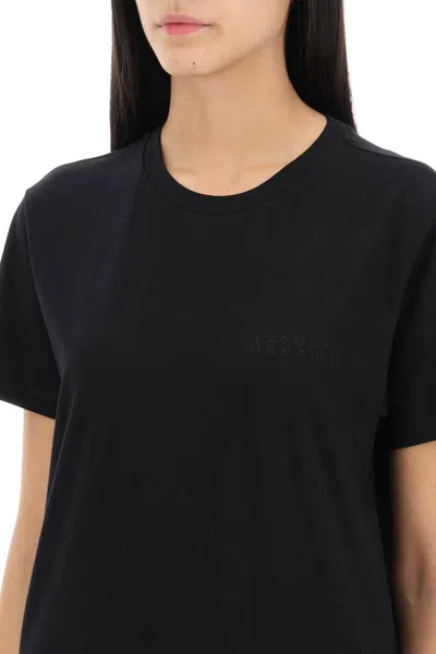 Shop Isabel Marant Vidal Crew-neck T-shirt In Nero