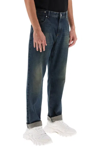 Shop Balmain Vintage Jeans In Blu
