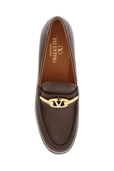Shop Valentino Vlogo The Bold Edition Loaf In Marrone