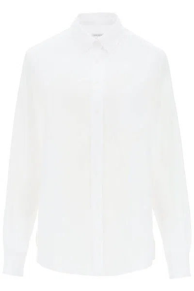Shop Saks Potts William Poplin Shirt In Bianco