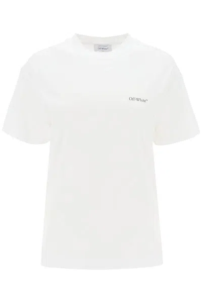 Shop Off-white X-ray Arrow Crewneck T-shirt In Bianco