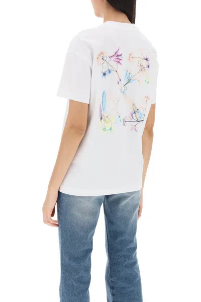 Shop Off-white X-ray Arrow Crewneck T-shirt In Bianco