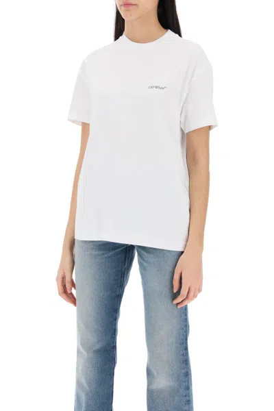 Shop Off-white X-ray Arrow Crewneck T-shirt In Bianco