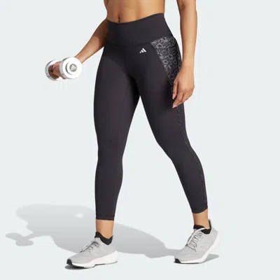 Shop Adidas Originals Women's Adidas Optime Stash 7/8 Leggings In Black