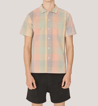 Shop Ymc You Must Create Malick Shirt In Check Multi In Beige