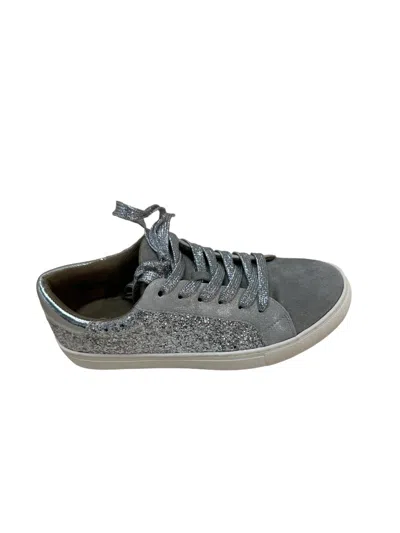 Shop Corkys Footwear Dazzle Sneakers In Silver In Grey