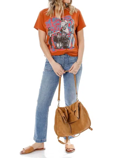 Shop Daydreamer The Who On Repeat Tour Licensed Graphic Tee In Cinnamon In Orange