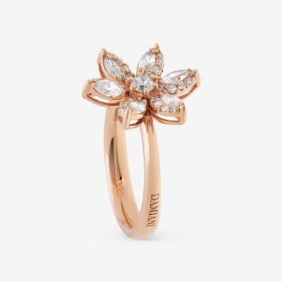 Shop Damiani 18k Rose Gold, Diamond 0.69ct. Tw. Statement Ring In Multi