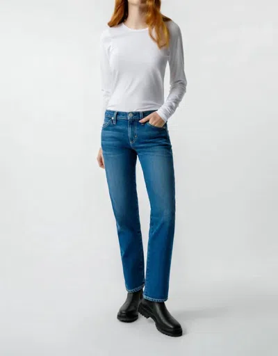 Shop Amo Toni Low Rise Jeans In Lust In Blue
